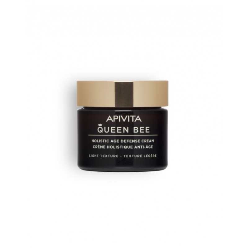 Crema de fata, Holistic Age Defense Cream Light Texture, Apivita, 50 ml