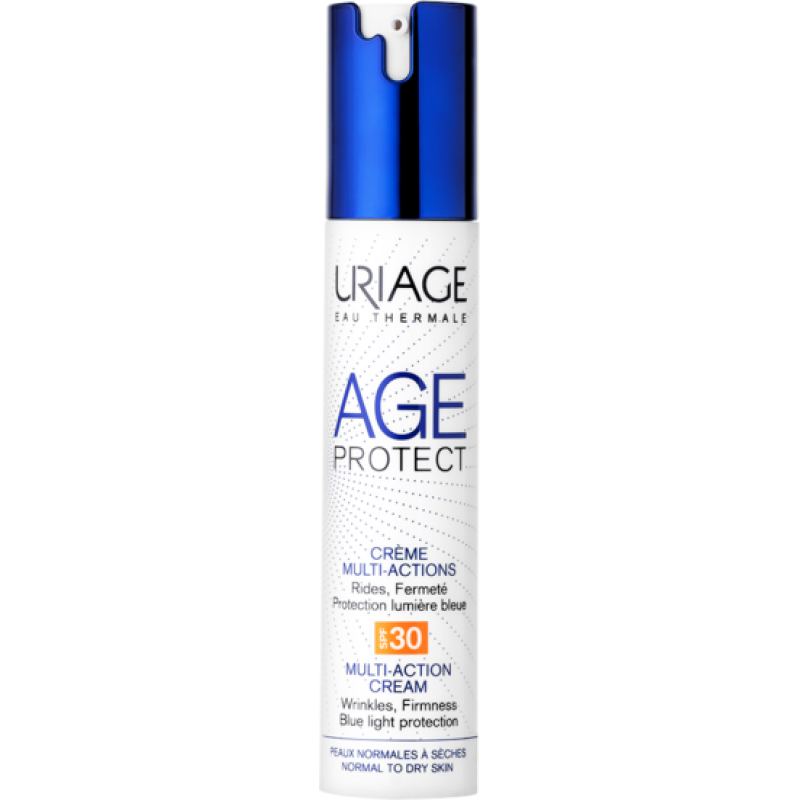 Crema anti-aging Uriage Age Protect SPF30 cu textura lejera, 40 ml