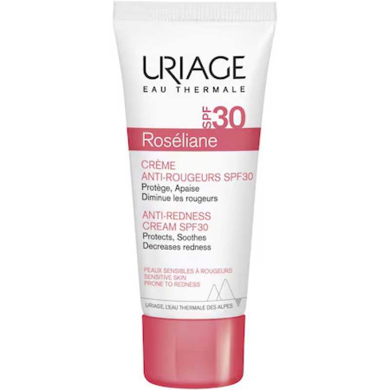 Crema anti-roseata calmanta, cu apa termala si protectie UV cu SPF 30 Uriage Roseliane, 40 ml