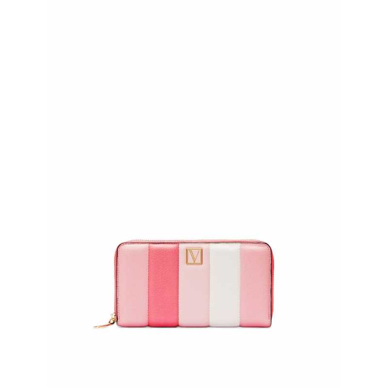 Portofel, Victoria's Secret, The Victoria Wallet, Pink Multi Stripe